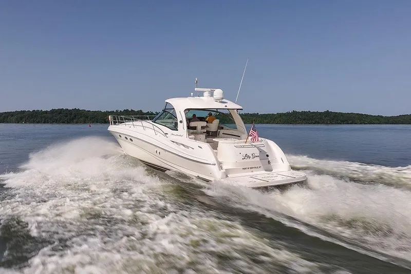 Slide: The Image of 2003 Sea Ray 500 Sundancer underway - 57