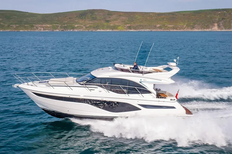 The Image of Manufacturer Provided Image: Luxurious 2026 Princess F50 yacht cruising on open water, showcasing sleek design and elegance. - 0