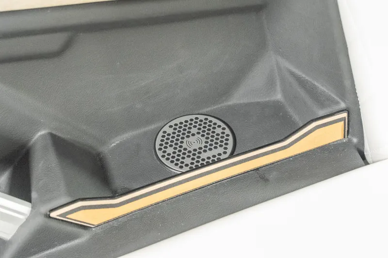 Slide: The Image of 2026 Tigé Z3 boat interior detail with speaker and stylish trim. - 29