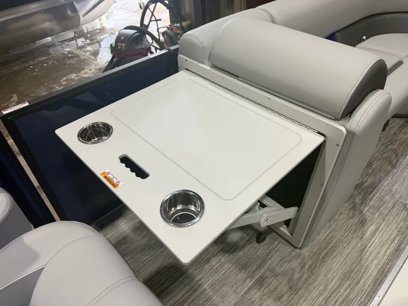 Slide: The Image of Bentley Pontoons Legacy 223 Navigator Quad Lounge Tritoon & Honda 4-Stroke EFI 2026 - 26