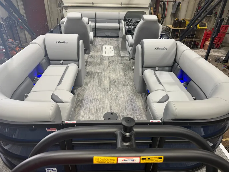Slide: The Image of Bentley Pontoons Legacy 223 Navigator Quad Lounge Tritoon & Honda 4-Stroke EFI 2026 - 6