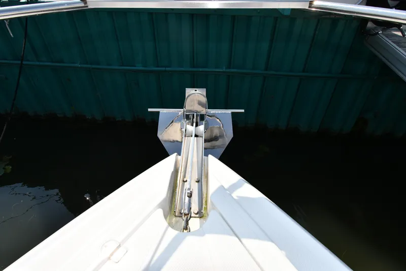 Slide: The Image of 2010 Cruisers Yachts 390 Sports Coupe bow with anchor system. - 5