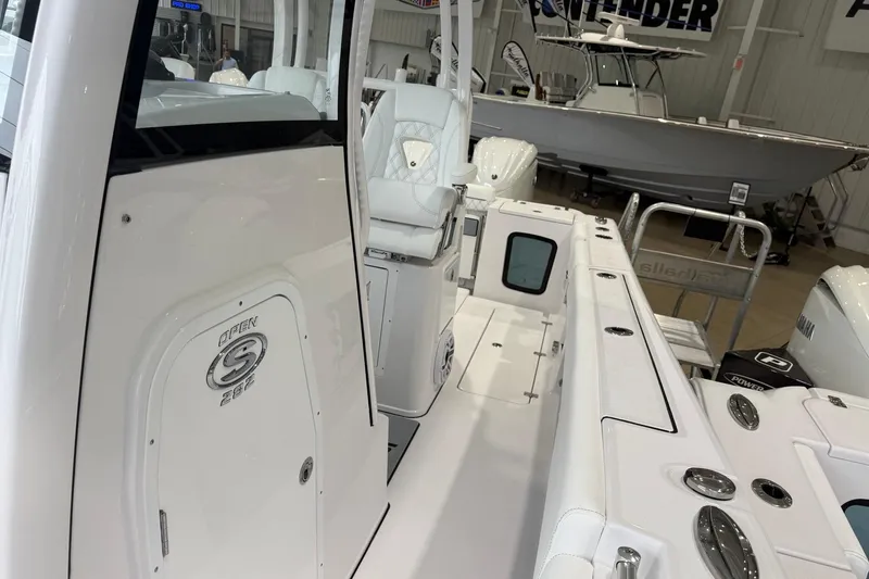Slide: The Image of 2026 Sportsman Open 282 Center Console boat interior, showcasing sleek design and modern features. - 7