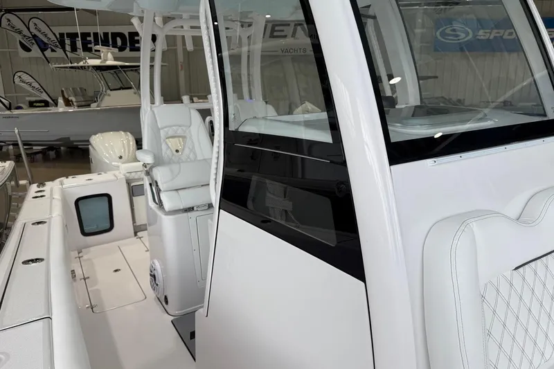Slide: The Image of 2026 Sportsman Open 282 Center Console boat interior with sleek design and modern features. - 8