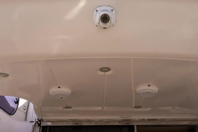Slide: The Image of Ceiling view of 2014 Azimut 54 Flybridge yacht with lighting fixtures. - 19
