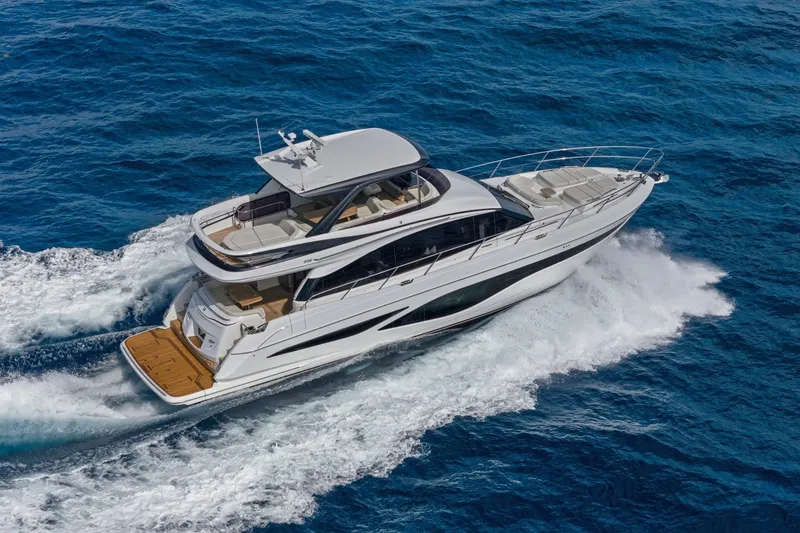 The Image of 2026 Princess F65 yacht cruising on open blue sea. - 0
