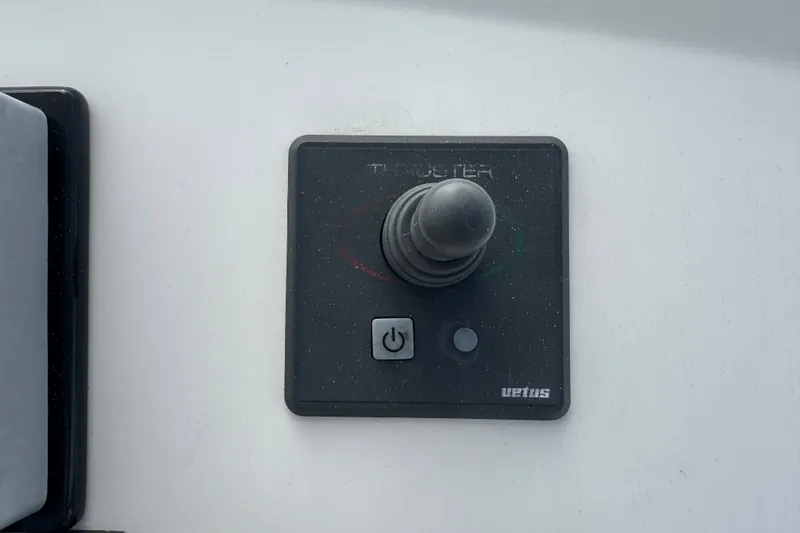 Slide: The Image of Joystick control panel on a 2008 Luhrs 41 Open boat. - 50