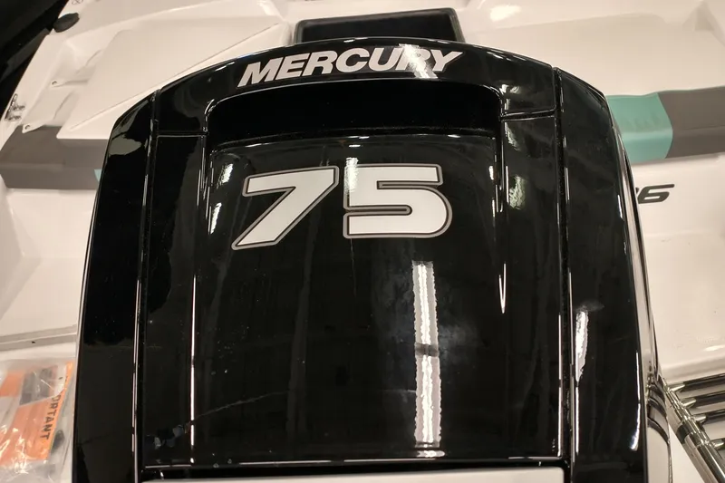 Slide: The Image of Mercury 75 horsepower engine on 2026 Tahoe T16 boat. - 5