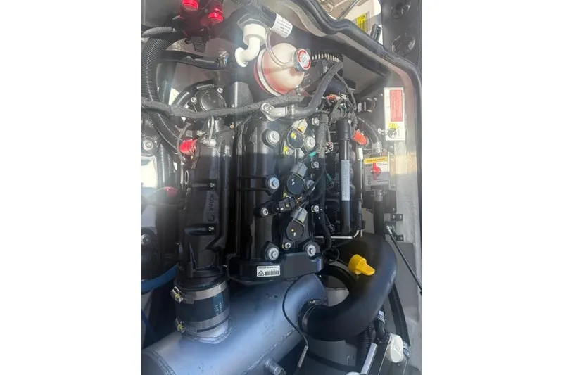 Slide: The Image of Engine of 2024 Williams Jet Tenders 345 Sports Jet, showcasing intricate mechanical components. - 7