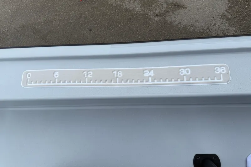 Slide: The Image of Ruler on 2017 Yellowfin 24 Bay CE boat, measuring up to 36 inches. - 69