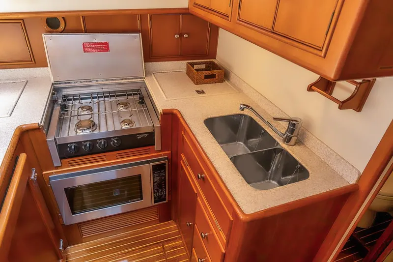 Slide: The Image of Galley and stove with cover up - 13