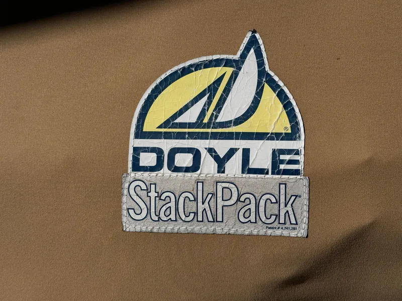 Slide: The Image of Doyle StackPack logo on Nonsuch 30 Ultra sailboat, 1989 model. - 16
