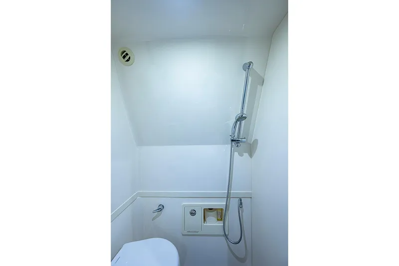 Slide: The Image of Modern shower area in 2021 Gulf Crosser 52 yacht bathroom. - 20