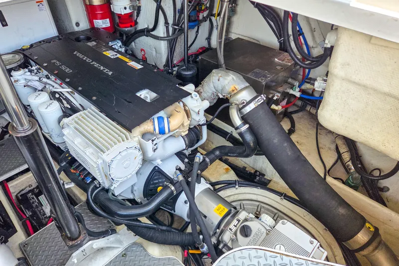 Slide: The Image of Engine room of a 2016 Formula 40 Performance Cruiser with Volvo Penta IPS 500 engine. - 47