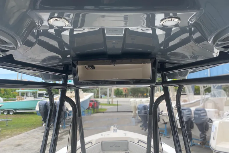 Slide: The Image of 2026 Sea Chaser 24 HFC boat interior with sleek design and modern features. - 5