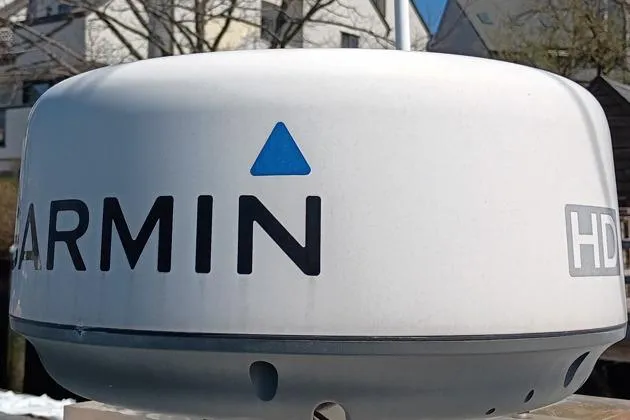 Slide: The Image of Garmin HD radar on 1980 Thompson Passenger and Dive Trawler. - 8