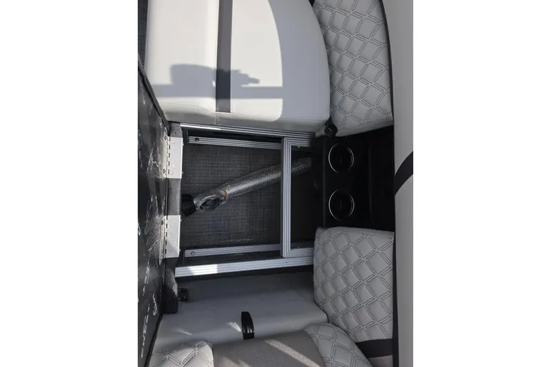 Slide: The Image of Interior view of 2026 Crest Conquest 235 SLC boat seating area. - 12