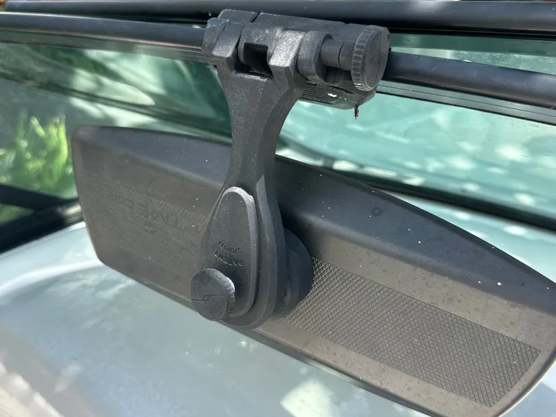 Slide: The Image of Rearview mirror on a boat, mounted on the windshield. - 26