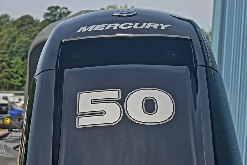 Slide: The Image of Mercury 50 horsepower engine on 2026 Tracker Bass Tracker Classic XL boat. - 26