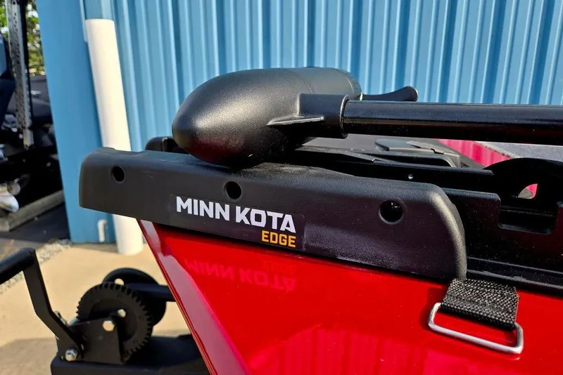 Slide: The Image of Minn Kota Edge motor on 2026 Tracker Bass Tracker Classic XL boat. - 27
