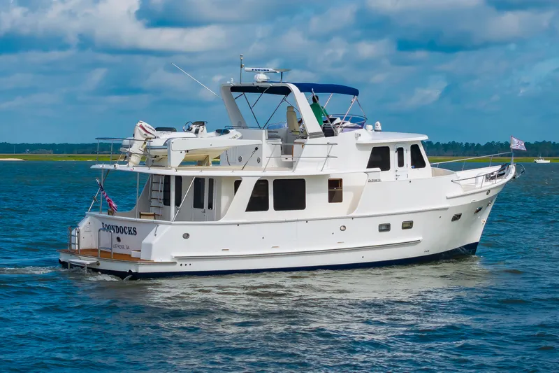 Slide: The Image of 2016 DeFever Euro 52 on the water. - 11