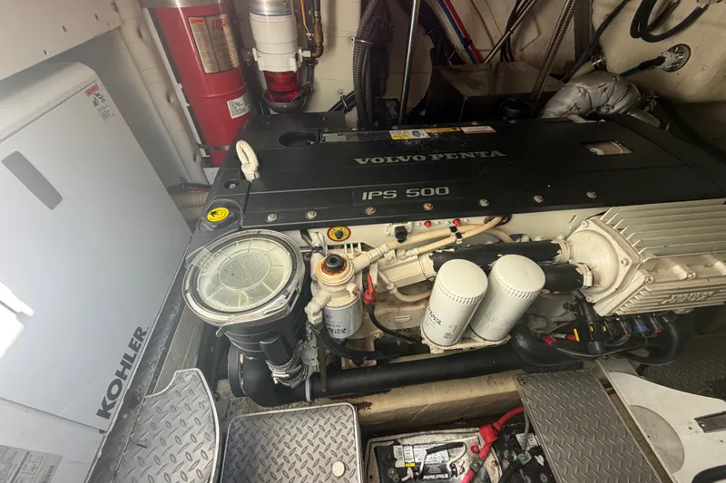 Slide: The Image of Engine room of a 2016 Performance Cruiser Formula 40 with Volvo Penta IPS 500 engine. - 72
