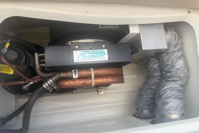 Slide: The Image of Marine air conditioning system in a 2016 Performance Cruiser Formula 40 boat. - 82