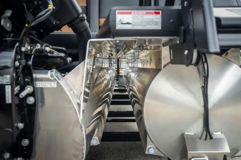 Slide: The Image of Close-up of Viaggio Diamante UWA 26 machinery, showcasing intricate metal components, 2026 model. - 10
