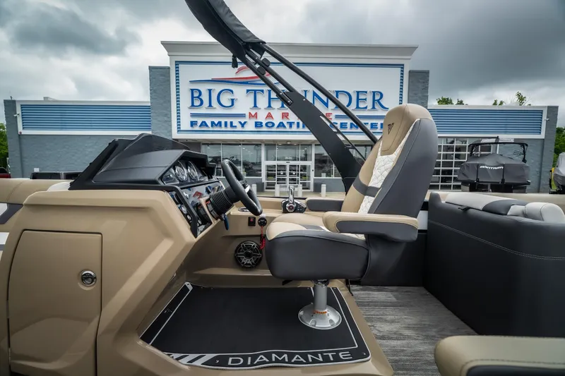 Slide: The Image of Interior of 2026 Viaggio D26U boat at Big Thunder Marine dealership. - 27