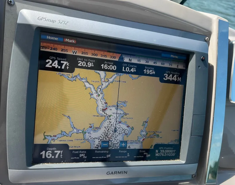 Slide: The Image of A Garmin GPS device displays a map with course information and speed data. - 26