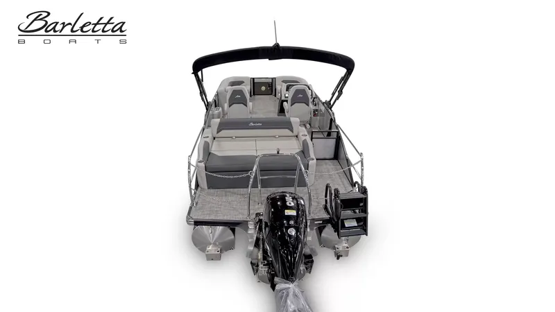 Slide: The Image of Barletta ARIA A22UC/TT 2027: Sleek pontoon boat with spacious deck and comfortable seating. - 5