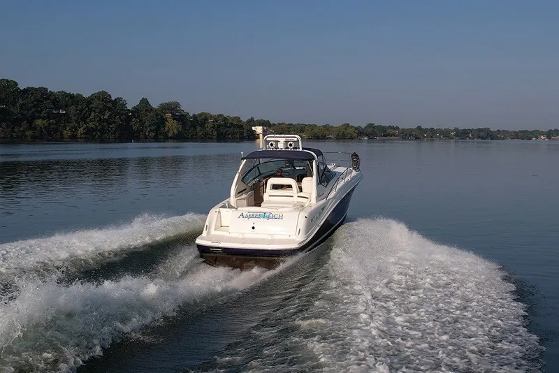 Slide: The Image of 2003 Sea Ray 420 Sundancer underway - 45