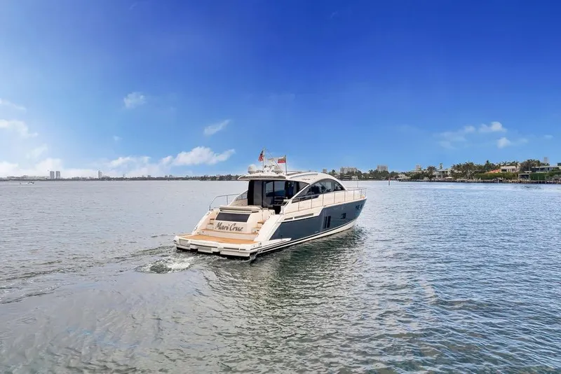 Slide: The Image of Luxury Fairline Targa 58 yacht cruising on a sunny day, 2012 model. - 9