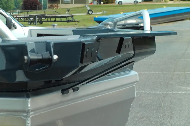 Slide: The Image of 2026 Stabicraft 1450 Explorer boat detail, showcasing sleek design and sturdy construction. - 10