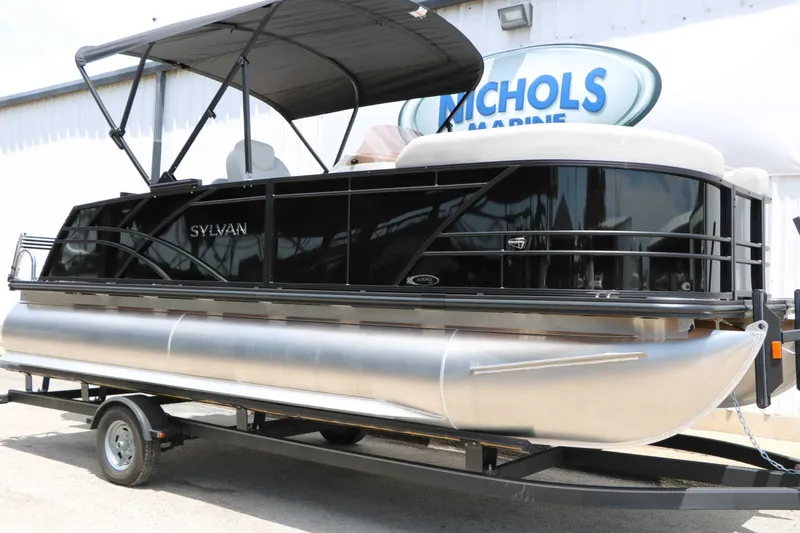 Slide: The Image of Sylvan Mirage 820 CLZ DH Premium Pontoon Includes Custom Trailer 2026 - 4
