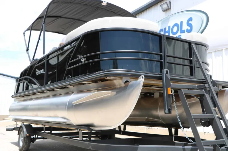 Slide: The Image of Sylvan Mirage 820 CLZ DH Premium Pontoon Includes Custom Trailer 2026 - 7