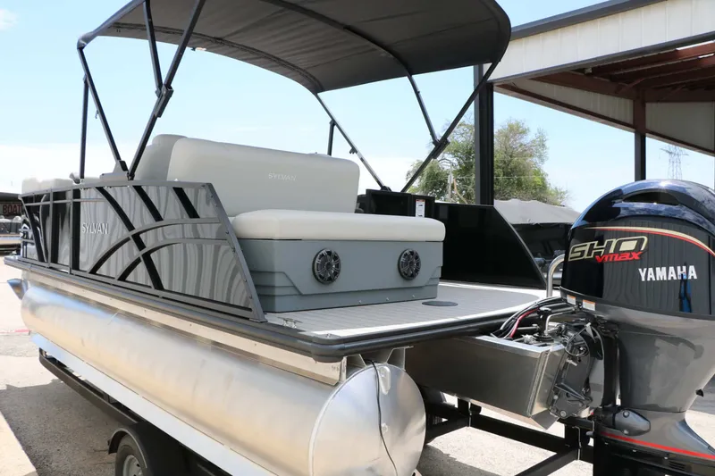 Slide: The Image of Sylvan Mirage 820 CLZ DH Premium Pontoon Includes Custom Trailer 2026 - 19