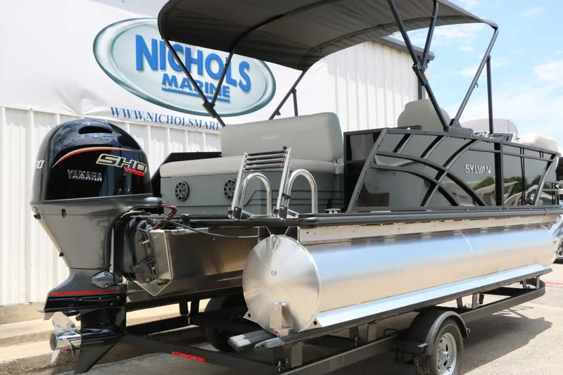 Slide: The Image of Sylvan Mirage 820 CLZ DH Premium Pontoon Includes Custom Trailer 2026 - 13