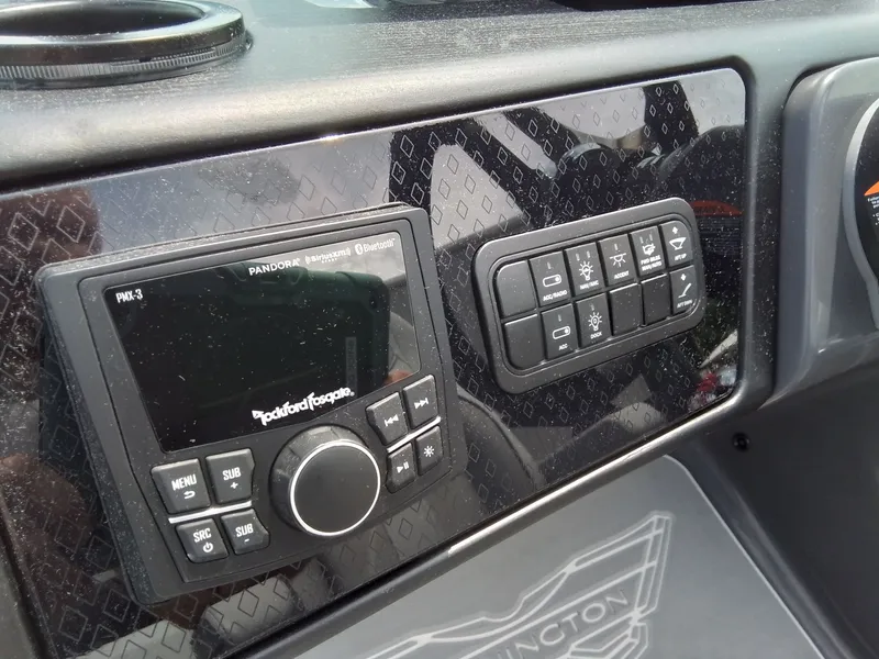 Slide: The Image of Close-up of a Bennington 23M1SB console with controls and a display. - 29