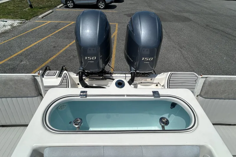 Slide: The Image of 2018 Sea Fox 266 Commander boat with twin Yamaha 150 engines and livewell. - 10