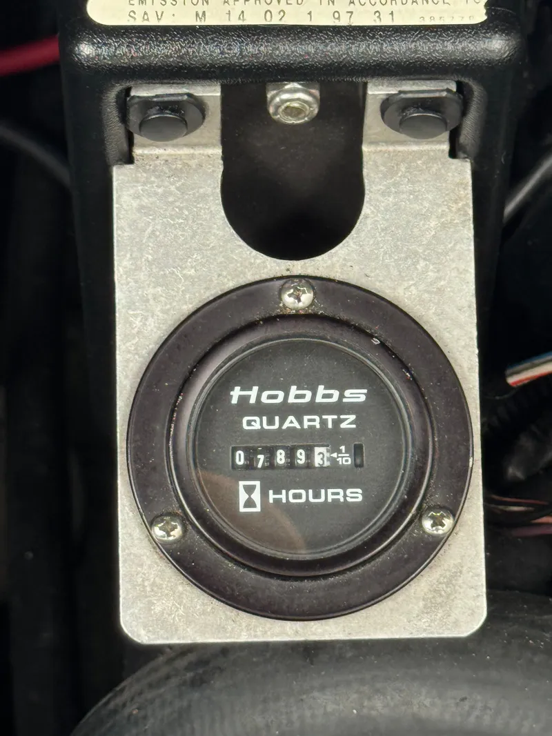 Slide: The Image of Close-up of a Hobbs hour meter showing 789.1 hours. - 33