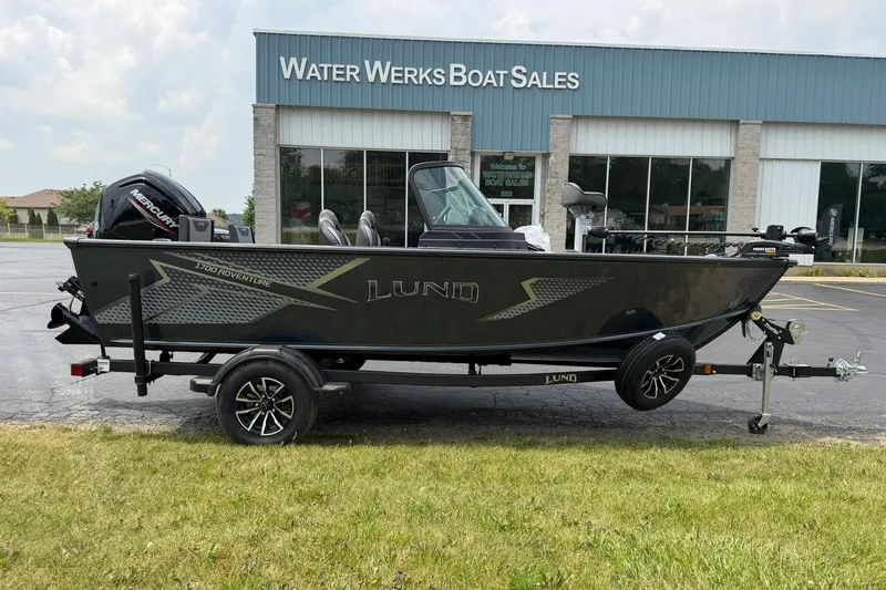 The Image of 2027 Lund 1675 Adventure Sport boat on trailer at Water Werks Boat Sales dealership. - 0