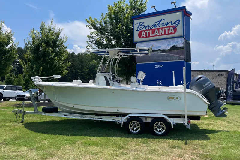 The Image of 2018 Sea Hunt Ultra 234 boat on trailer at Boating Atlanta dealership. - 0