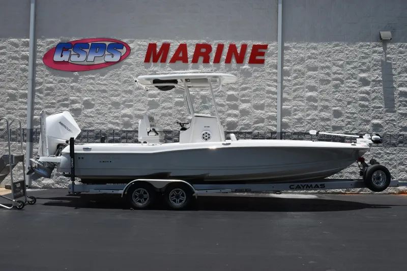 The Image of 2022 Caymas 26 HB boat on trailer at GSPS Marine dealership. - 1