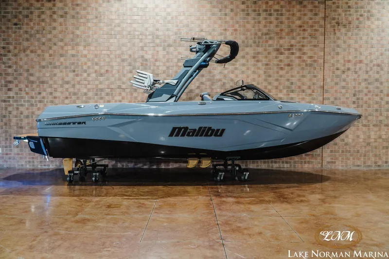The Image of 2026 Malibu Wakesetter 23 LSV boat displayed at Lake Norman Marina. - 1
