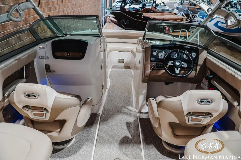 Slide: The Image of Interior view of a 2011 Chaparral 246 SSi boat at Lake Norman Marina. - 10