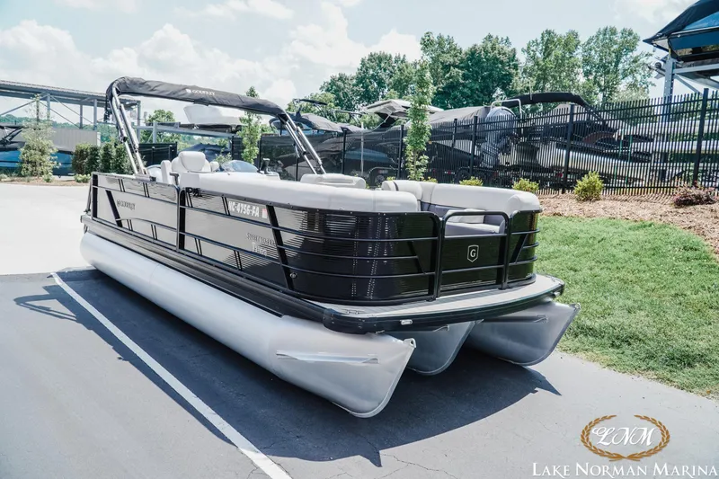 Slide: The Image of 2023 Godfrey Sweet Water 2286 SFL pontoon boat at Lake Norman Marina. - 3