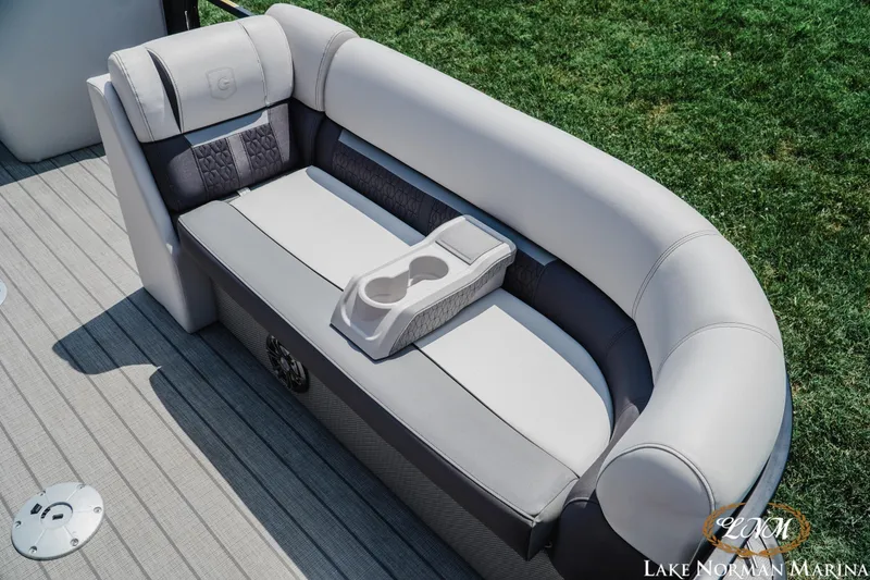 Slide: The Image of Luxurious seating on 2023 Godfrey Sweet Water 2286 SFL pontoon boat at Lake Norman Marina. - 15