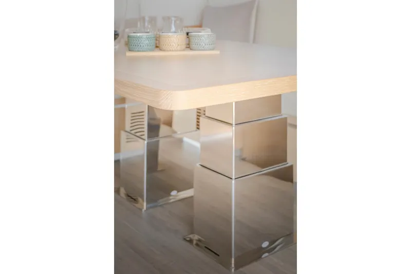 Slide: The Image of Modern table with shiny legs, Privilege Signature 510, 2025. - 16