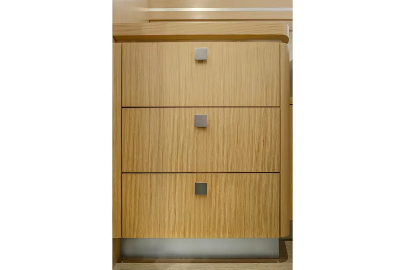 Slide: The Image of Wooden drawers with modern handles, Privilege Signature 510, 2025. - 28
